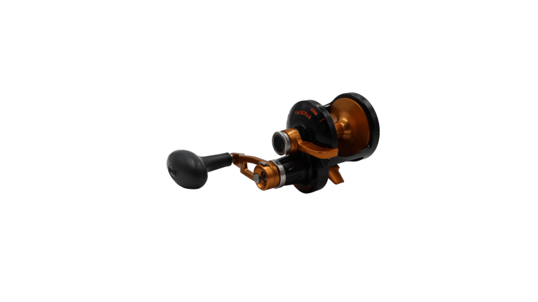 Accurate Boss Valiant 2 Speed Twin Drag Reels - CBLK